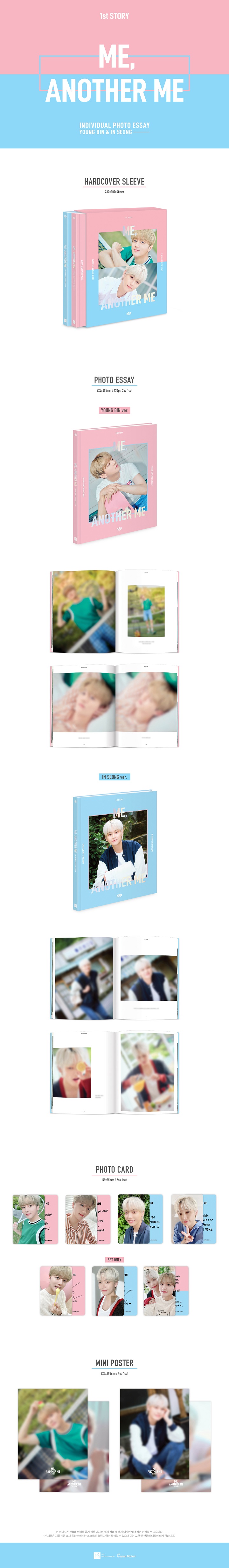 [PRE-ORDER] SF9 - 1st Story "ME, ANOTHER ME" Photo Essay (Young Bin & In Seong)