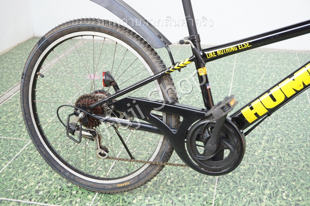 จักรยานเสือภูเขาญี่ปุ่น- ล้อ 24 นิ้ว - มีเกียร์ - อลูมิเนียม - Hummer - สีดำ [จักรยานมือสอง]