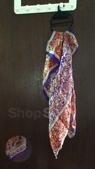 ผ้าพันคอไหม จากประเทศอินเดีย