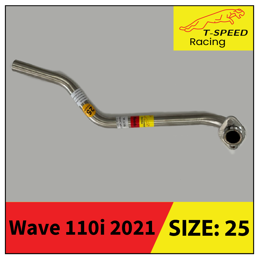 คอท่อ Honda WAVE 110i Year 2021 🔩 Stainless steel แท้ เกรด 304 หนา: 1.2 มิลลิเมตร มีขนาดให้เลือก: 22 m.m. ราคา 350 บาท 25 m.m. ราคา 350 บาท 28 m.m. ราคา 450 บาท
