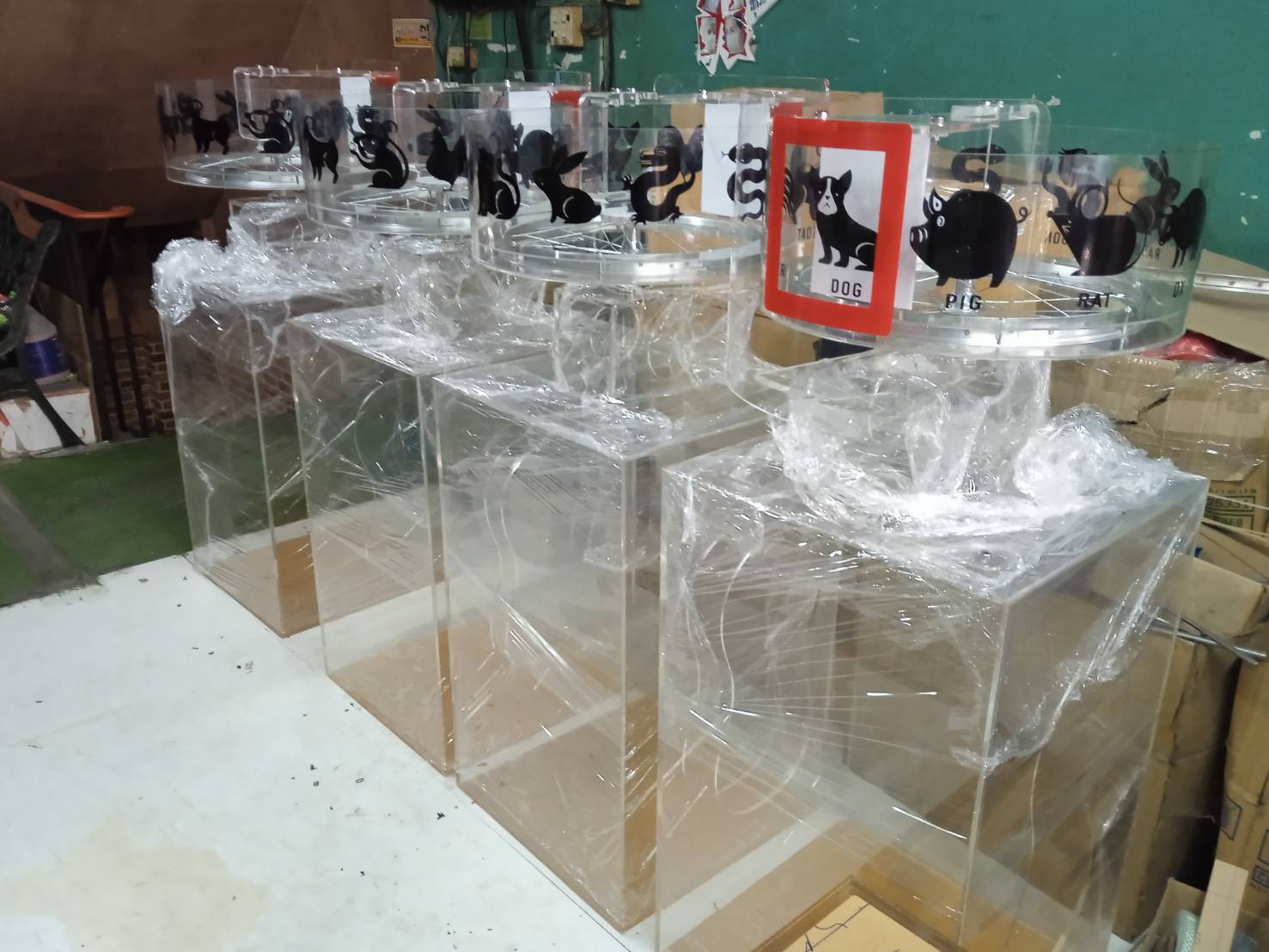 เครื่องออกรางวัล วงล้อหมุน 12ราศี หรือ (10-12หลัก)