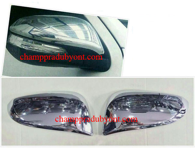 ครอบกระจกมองข้างโครเมี่ยม TOYOTA INNOVA 2016-2018