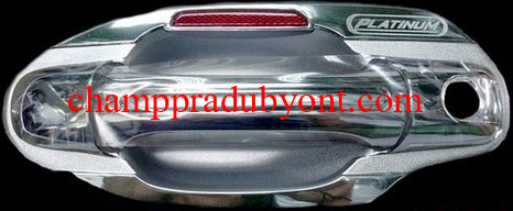ครอบมือเปิดพร้อมถ้วยรองโครเมี่ยม CHEVROLET COLORADO 04-11 FITT ทรง PLATINUM SERIES