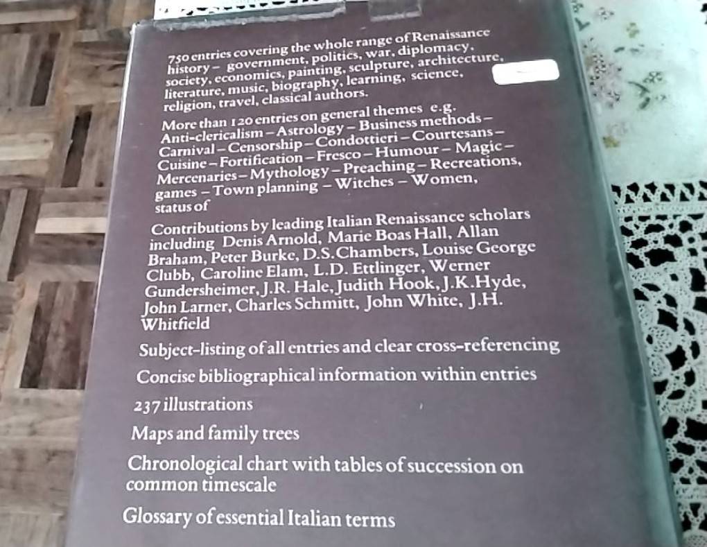 A Concise Encyclopedia of The Italian Renaissance