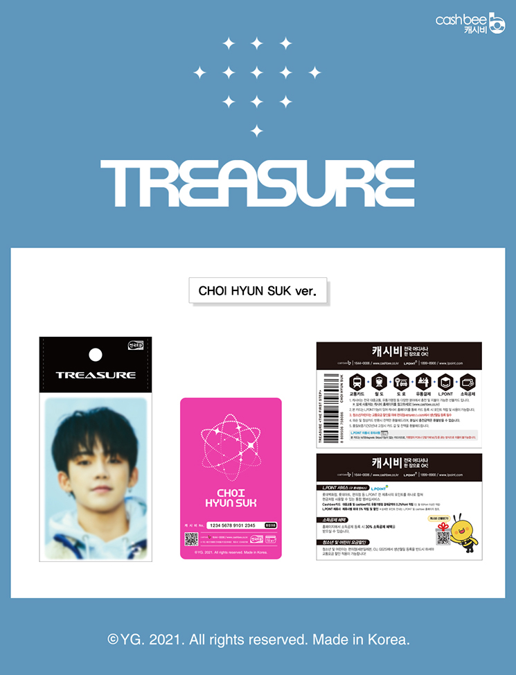 [PRE-ORDER] TREASURE - Cashbee Transportation Card "THE FIRST STEP : TREASURE EFFECT"