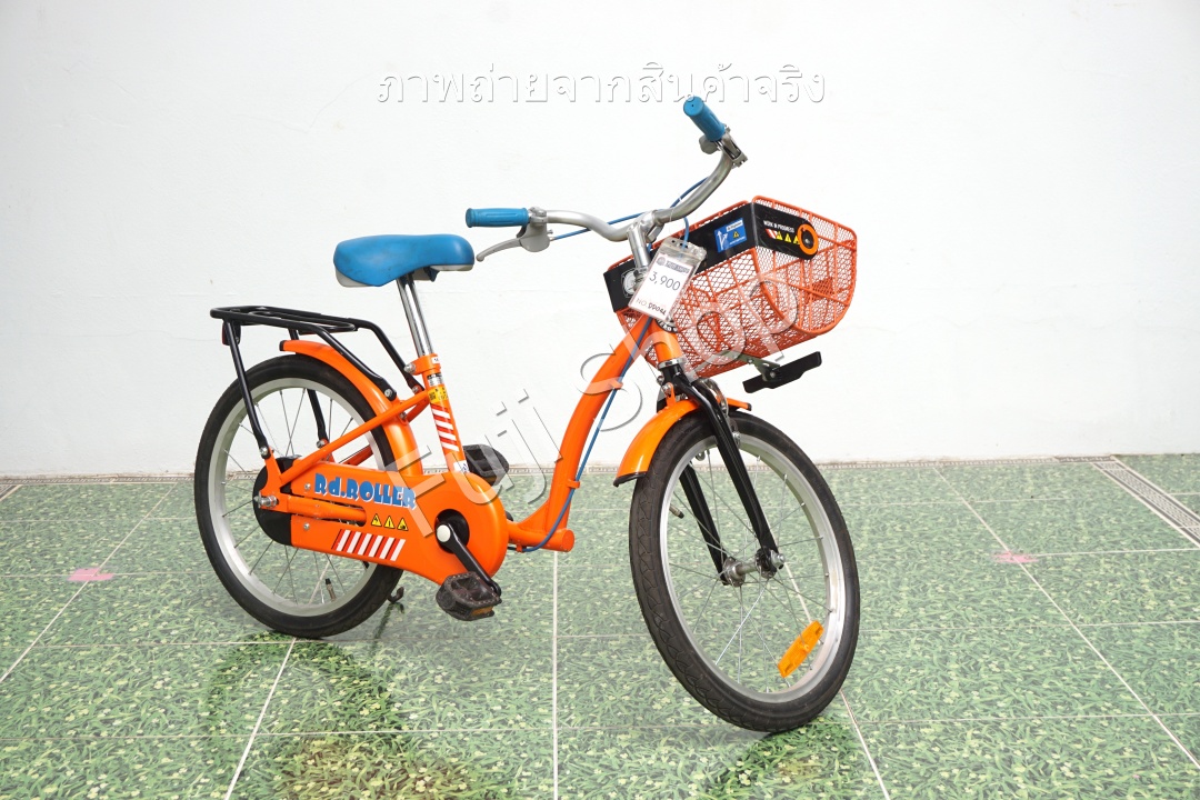 จักรยานเด็กญี่ปุ่น - ล้อ 18 นิ้ว - ไม่มีเกียร์ - สีส้ม [จักรยานมือสอง]