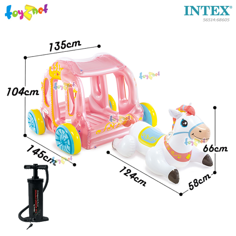 Intex Princess Carriage no.56514 + Intex DQIII-S Air Pump