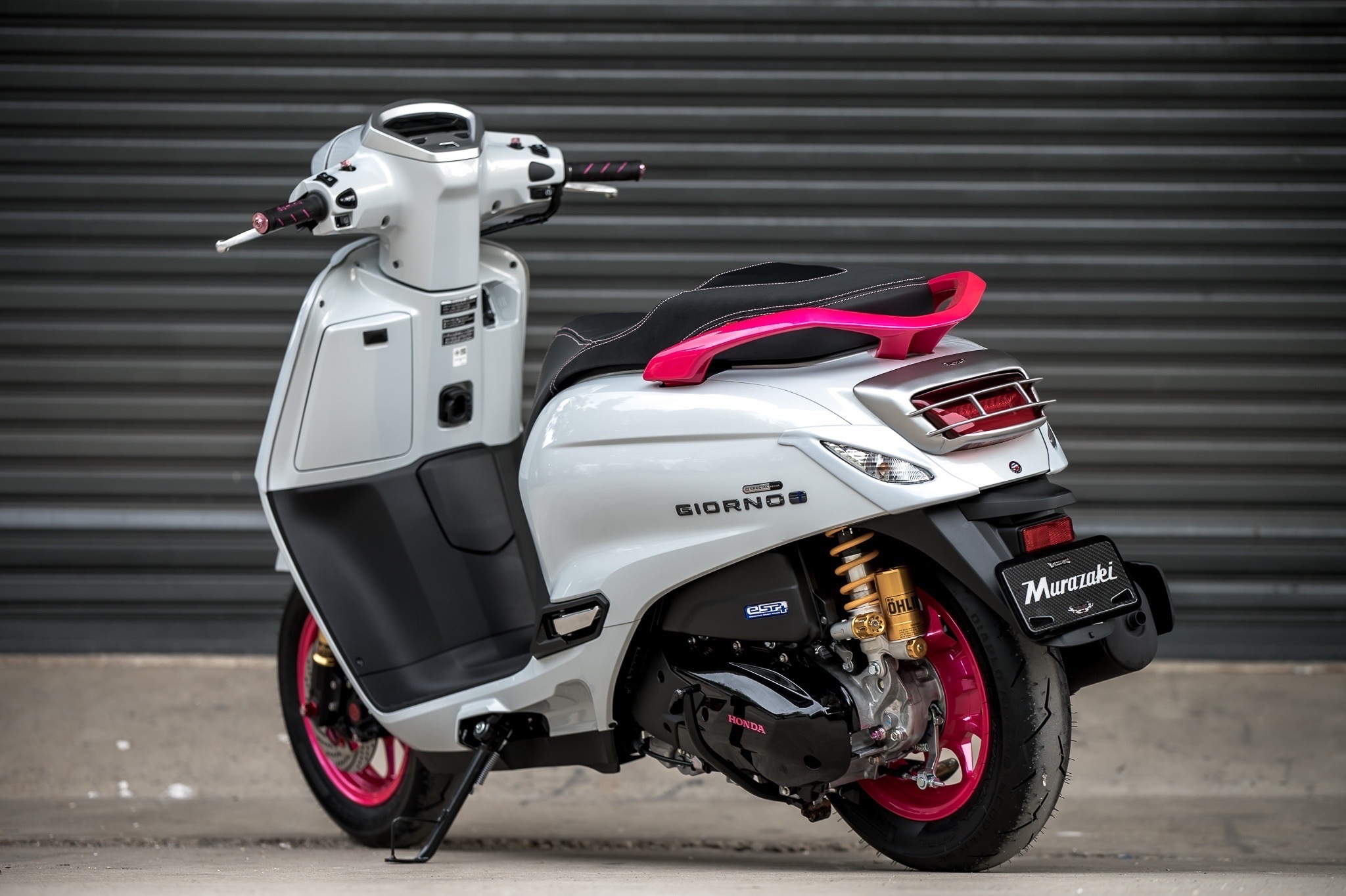 ล้อ-จับหลัง-แคร้-สวิงอาร์ม ทำสี พร้อมสับ Honda Giorno+