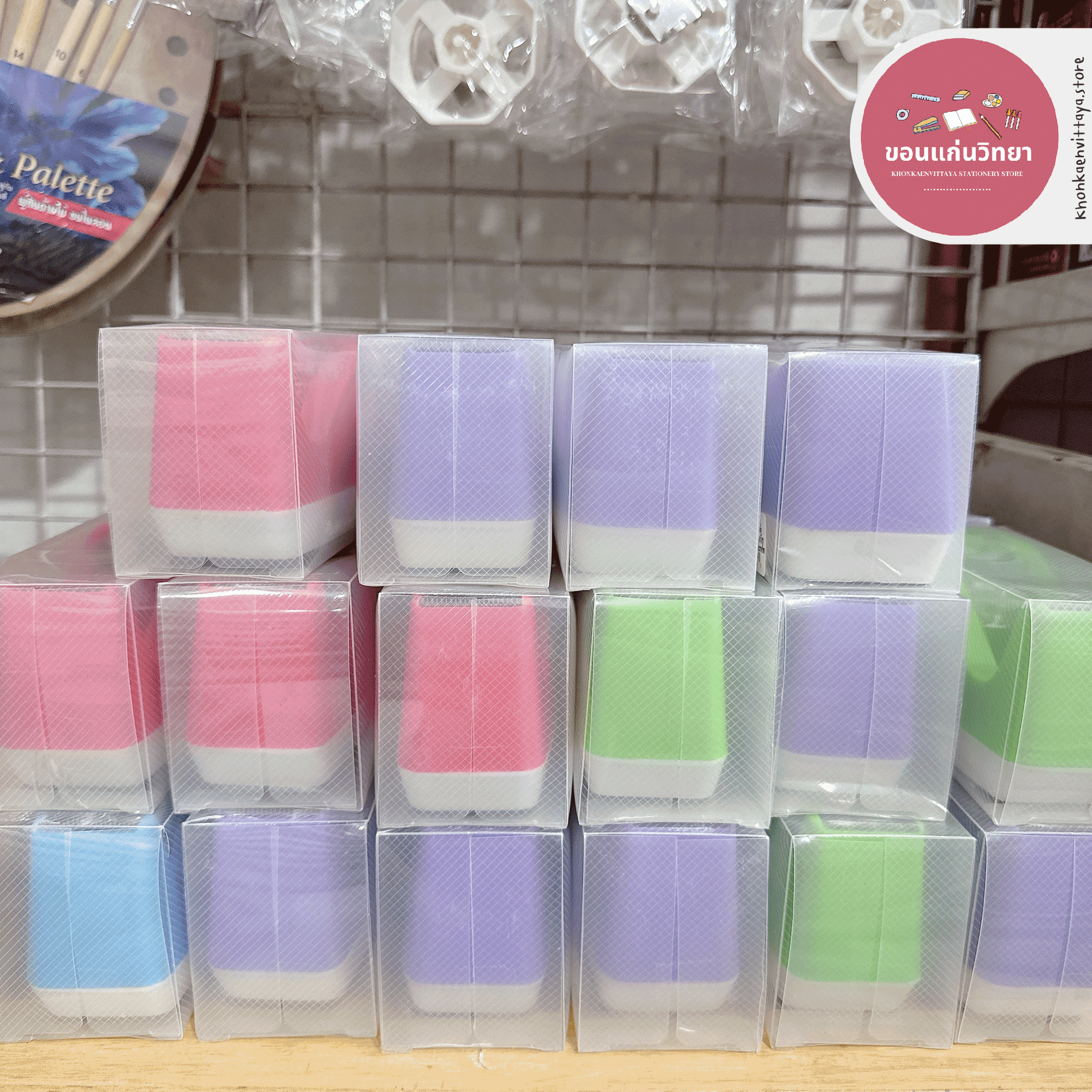 แท่นตัดเทป Tape Dispenser เอสซี SC แกนเล็ก ขนาดแกน 1 นิ้ว NO.15 คละสี จำนวน 1 อัน