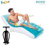 Intex Splash Lounge 1.91x0.99 m No.56874 + Double Quick III Air Pump