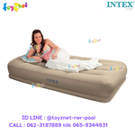 Intex Pillow Rest Mid-Rise Airbed 3.5ft (Twin) 99x191x38 cm w/Built-In Elec. Pump no.67742