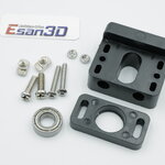 Lead screw mount end with bearing