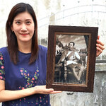 รูปในหลวงรัชกาลที่ 5 ไม้นอกนำเข้าใส่กระจกตัดแสงแบบดีที่สุด