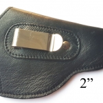 ซองปืนพกในหนังชามัวร์ สำหรับปืนลูกโม่ 2 นิ้ว