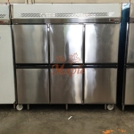 ตู้แช่แข็งสแตนเลส ทรงยืน 6 ประตู