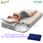 Intex Dura-Beam Airbed 3.5ft (Twin) 0.99x1.91x0.25 m Beige no.64707/64101 + Intex Pillow