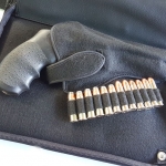 กระเป๋าใส่ปืนสั้นอย่างดีแบบผ้า น้ำหนักเบา สำหรับปืนลูกโม่ ขนาด 3นิ้ว-5นิ้ว