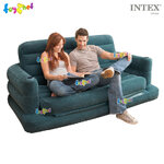 Intex Pull-Out Sofa 1.93x2.31x0.71 m. Green no.68566