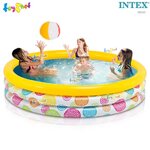 Intex ส่งฟรี สระน้ำ เป่าลม คูล ด็อทส์ 1.47x0.33 ม. รุ่น 58439