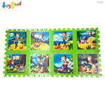 Toyznet 8" Square the monkey and the crab foam mats 32 x 32 x 1 Cm. No.FS-202