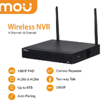 เครื่องบันทึกกล้องวงจรปิด IMOU Wifi รุ่น NVR ต่อกล้องได้ 8 CH