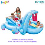 Intex ส่งฟรี สระน้ำ เป่าลม สวนน้ำ สไลเดอร์ ฮิปโป 2.21x1.88x0.86 ม. รุ่น 57150
