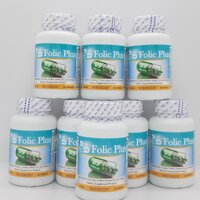 Folic Plus โฟลิก พลัส โฟลิค พลัส ตรา บลูเบิร์ด 600 มิลลิกรัม 60 แคปซูล 5 แถม 3