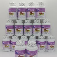 ตรีผลา+เห็ดหลินจือแดง Triphala Plus Linzhi ตรา บลูเบิร์ด ขนาด 600 มิลลิกรัม 60 แคปซูล ซื้อโปร 10 แถม 7
