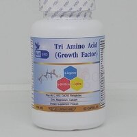 Tri Amino Acid : L-Arginine, L-Ornithine, L-Lysine Plus ตรา บลูเบิร์ด 1200 มก. 60 แคปซูล 1 กระปุก