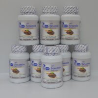 งาดำ เซซามิน ตรา บลูเบิร์ด Black Seasame ขนาด 600 มิลลิกรัม 60 แคปซูล ซื้อโปร 5 แถม 3