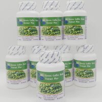 สารสกัดจากเมล็ดกาแฟไม่คั่ว พลัส Green Coffee Bean Extract Plus ตรา บลูเบิร์ด ขนาด 600 มิลลิกรัม 60 แคปซูล ซื้อโปร 5 แถม 3