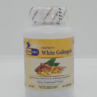 กระชายขาว White Galingale ตรา บลูเบิร์ด ขนาด 600 มิลลิกรัม 60 แคปซูล 1 กระปุก