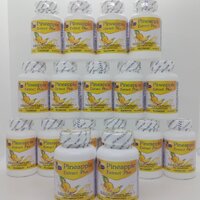 สารสกัดจากสับปะรด หุ่นสวยผิวใส Pineapple Extract plus Glutathione, Vitamin C, E, Grapeseed ตรา บลูเบิร์ด ขนาด 600 มิลลิกรัม 60 แคปซูล ซื้อโปร 10 แถม 7