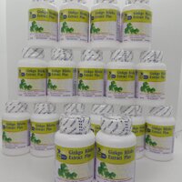 สารสกัดจากใบแปะก๊วย พลัส Ginkgo Biloba Extract Plus ตรา บลูเบิร์ด ขนาด 600 มิลลิกรัม 60 แคปซูล ซื้อโปร 10 แถม 7
