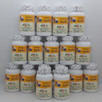 กระเทียม Garlic Extract ตรา บลูเบิร์ด ขนาด 600 มิลลิกรัม 60 แคปซูล ซื้อโปร 10 แถม 7