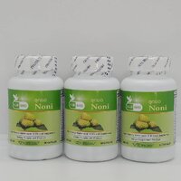 ลูกยอ Noni ตรา บลูเบิร์ด ขนาด 600 มิลลิกรัม 60 แคปซูล ซื้อโปร 2 แถม 1