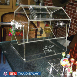 กล่องจับรางวัลแบบหมุนได้ ตั้งบนโต๊ะ (มีพร้อมส่ง)