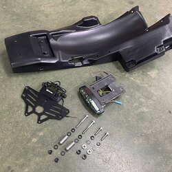 ชุดเซ็ทแผ่นปิดท้าย CRF300L MOTOZAAA พัอมท้ายสั้น Under Tray Tail CRF300L combo set 3900฿