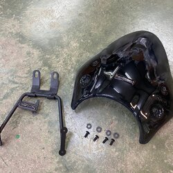 ชิวหน้า Rebel300/500 2021(ไฟหน้าLED) V.1 MOTOZAAA ราคาขาย 1500