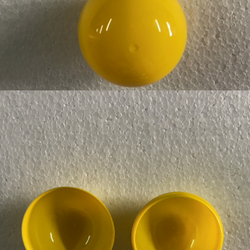 ลูกบอลออกรางวัล (สีเหลือง) ขนาด7.5cm.