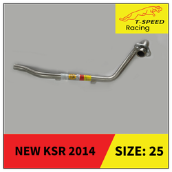 คอท่อ Kawasaki KSR ตัวเก่า | New KSR 2014 🔩 Stainless steel แท้ เกรด 304 หนา: 1.2 มิลลิเมตร KSR 25 m.m. ราคา 600 บาท New KSR 2014 25 m.m. ราคา 600 บาท