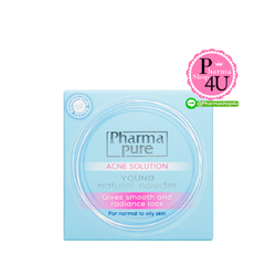 Pharmapure Acne Solution Young Natural Powder แป้งพัฟสำหรับคนเป็นสิว (11.5g)