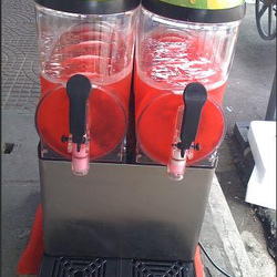 เครื่องจ่ายปั่นน้ำผลไม้เกล็ดหิมะ สเลอบี้ 12ลิตร 2โถ