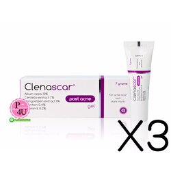 (ซื้อ3 ราคาพิเศษ) Clenascar Post Acne Gel 7g (ผลิตภัณฑ์แต้มสิว ลดรอย)