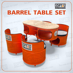 โต๊ะอาหาร Dining Table : wooden cushion / 4 seats