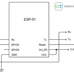 ESP8266 ตอนที่ 2 การต่อวงจรเพื่อโปรแกรมและใช้งาน