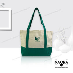 กระเป๋าสั่งทำ กระเป๋าผ้าแคนวาสทูโทน (Canvas Bag)