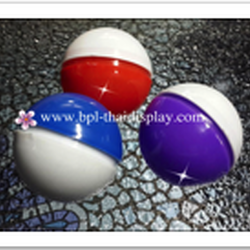 ลูกบอลพลาสติกทรงกลม คละสี