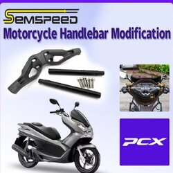 แฮนด์บาร์รถจักรยานยนต์【SEMSPEED】สําหรับHonda PCX150 PCX160 PCX125 2012-2024 ราคา2400