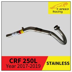 คอท่อ stainless Honda CRF 250L Year 2017-2019 Size 2-step 32-38 m.m. ราคา 1,500 บาท